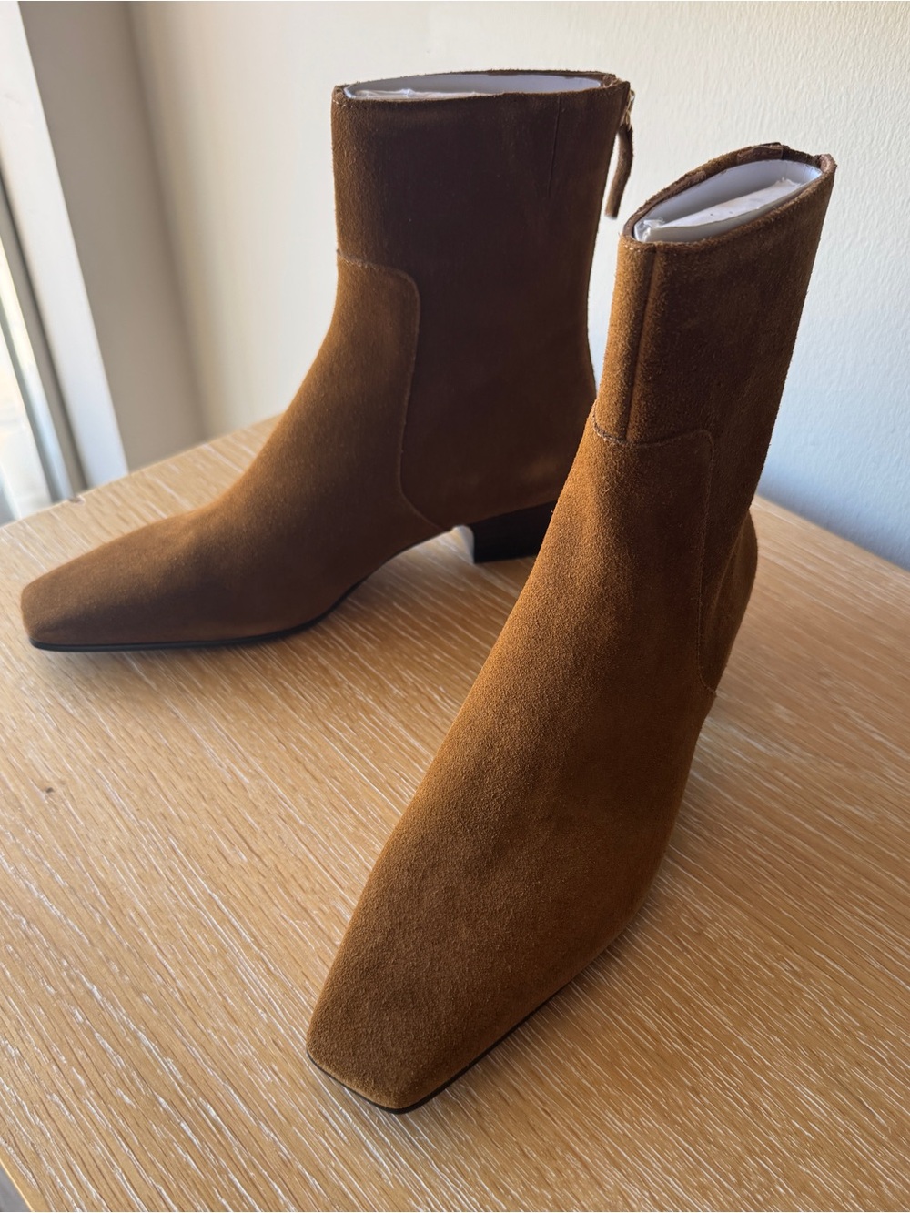 NWOB MADEWELL Women’s The Lexie Ankle Boot in Warm Chestnut Suede Size 7 no box